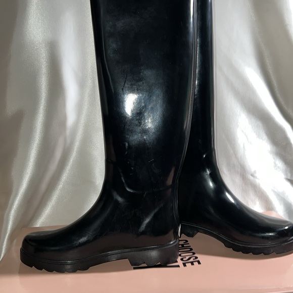 Juicy Couture Rain Boots size 6 in Black - Picture 4 of 4